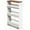 White+Brown, variant on Patiojoy 8" Slim Rolling Storage Cart 4-Tier Kitchen Storage Cart on Wheels Mobile Serving Cart w/ Handle & Open Shelves White