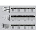 thumbnail image 2 of Segal S 4751 Fixed Window Guard, 31 In. - 54 In. X 21-1/2 In., Steel, Black, 4-Bar, Non-Egress, 2 of 3