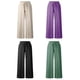 thumbnail image 5 of Pantalones de mujer, Pantalones de piernas anchas para mujer con bolsillos Meditación de vacaciones Abody 3X-grande, 5 of 7