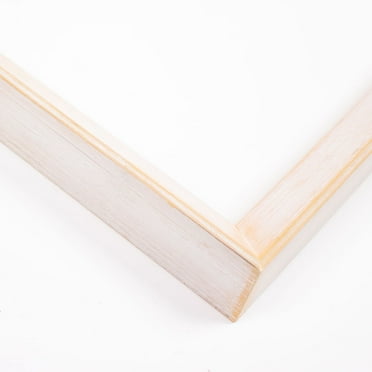 12x9 Frame White Solid Wood Picture Frame Width 0.75 Inches | Interior Frame Depth 0.75 Inches |