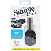 Car Keys Express Ford Simple Key – 4 Button Remote Combo with High Security Blade