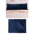 thumbnail image 2 of Non-allergenic Bolster Pillow Case Body Support Pregnancy Blue 50x152cm, 2 of 5