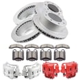 thumbnail image 2 of CCIYU Brake Kits with Calipers,4 Dics Rotors 8 Ceramic Pads & 4 Caliper fit for 2000-2005 for ford Excursion,2000-2004 for ford F-250 Super Duty,2000-2004 for ford F-350 Super Duty, 2 of 5