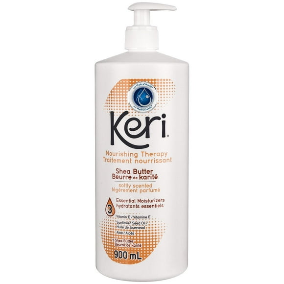 Keri Nourishing Therapy Shea Butter Essential Moisturizers, 900 ml