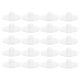 thumbnail image 1 of 100 piezas de vicencia de succión colgante de pared de 100 piezas ganchos transparentes de disco pequeño ganchos de disco, 1 of 5