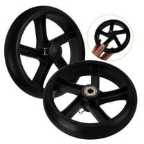 FOMIYES 2pcs 15.5cm Laundry Cart Wheels Grocery Cart Wheels Rolling Cart Wheels