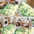 thumbnail image 5 of 3'x5' Rug for Living Room Bedroom, Country Leaves Washable Area Rugs Non-Slip Carpet Mats, Green Leaf Branches Vine Botanical Rustic Indoor Low Pile Area Rug Runner for Kitchen, Mudroom, 5 of 8