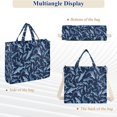 thumbnail image 6 of FORMRS Womens Corduroy Tote Bag Crossbody Shoulder Purse Handbag with Detachable Strap, Watercolor Shark Pattern, 6 of 7
