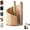 Beige, variant on Modern Mountain Design Paper Towel Holder, Spiral Kitchen Countertop Dispenser with Mango Wood Base & Iron Accents