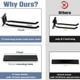 thumbnail image 2 of Wall Mounted Garden Tool Organizer with Heavy Duty Hooks for Garage Storage, 2 of 7