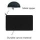 thumbnail image 2 of 30 Piezas Bolsa de Lona Negra En Blanco de 8,3X4,7 Pulgadas Bolsa de Almacenamiento con Cremallera para Papelería Estuche para Lápices con Grafiti Diy Bolsa de Regalo Diy, 2 of 6