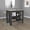 Black, variant on White/walnut Kitchen Island . Abundant Storage Options. 40.5"w X 27.5"d Countertop. Frame. Easy Installation. 36.02"h 26.74"d 39.79"w. 74.88 Lb With Look. Ample Worktop For Kitchen. 3 Shelves