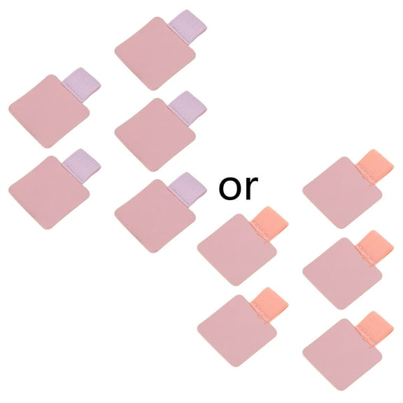 UNTERING 5 Pcs/Set Self-Adhesive Leather Pen Loop for Creative Notebook Pen Loop Holder Notebooks Accessories Pencil Elastic Loop