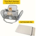 thumbnail image 2 of Soft Travel Pet Carrier for Large Cats & Small Dogs, Spacious &  Grey Carrier, 2 of 7