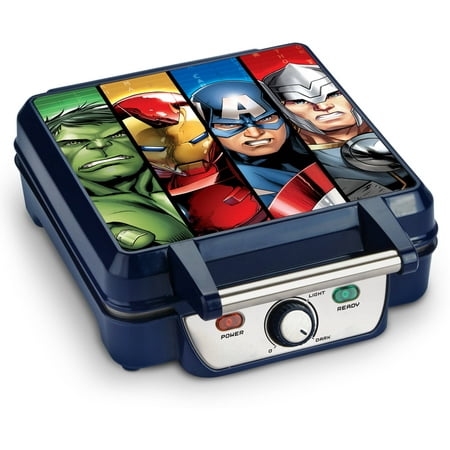 Marvel MVA-281 Avengers Characters 4-Slice Waffle Maker