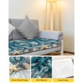 thumbnail image 4 of Blue Octopus Coastal Couch Cushion Covers Stretch, Washable Sofa Seat Covers Individual Seat Cushion Sofa Slipcovers Summer Beach Ocean Starfish Coral Couch Cover Furniture Protector S-3PCS, 4 of 7