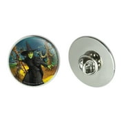 Wizard of Oz Wicked Witch Character Metal 1.1" Tie Tack Hat Lapel Pin Pinback