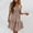 Khaki, variant on ZZwxWA Summer Dresses for Women 2025 Midi Off Shoulder Puff Sleeve Dress Pleated Ruffle Elegant Dress Trendy Casual Sundress Tunic Midi Cocktail Party Dress