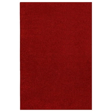 Home Queen Solid Color Area Rugs Red - 2'x6' (Best Red Carpet Designers)