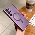 thumbnail image 3 of Luxury Magnetic Wireless Charging For Magsafe Cases For Samsung S22 S23 S24 Ultra Plus S21 Fe Shockproof Soft Bumper Back Cover, 3 of 5
