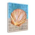 thumbnail image 2 of Tangletown Fine Art 'Seashell II' Graphic Art Print on Canvas, 2 of 2