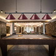 Wellmet Pool Table Light Snooker Lighting Billiard Ceiling Lamp with Metal Shades