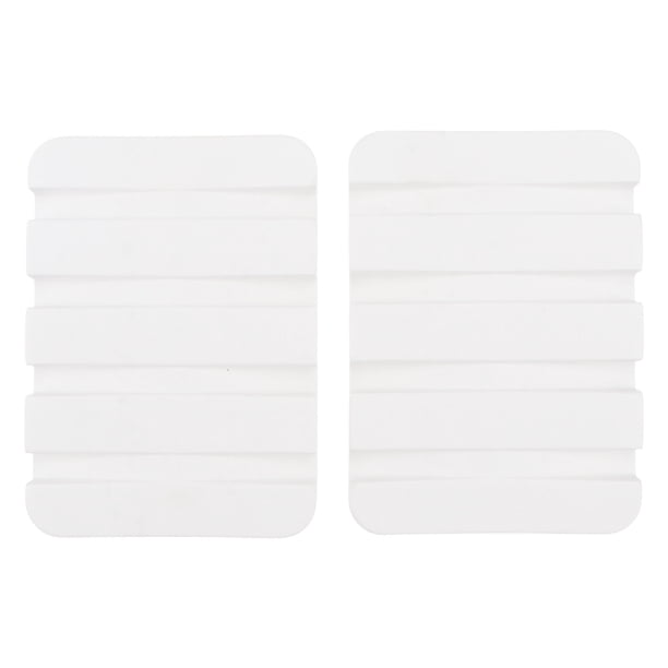GAXIRE 2 jaboneras de diatomita con absorción de agua, de secado rápido, para baño y cocina (blanco)