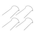 thumbnail image 2 of 4 Pcs Plant Support Stakes Ring Cage Metal Garden Plant Stake Green Half Round Plant Support Ring La, 2 of 5