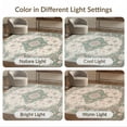 thumbnail image 7 of ODIKA Vintage Retro Distressed Farmhouse Faded Scroll Border Botanical for Dining Room, Under Table, Home Office, Non-Slip Chair-Friendly, 7 of 7