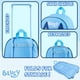 thumbnail image 3 of Maleta de equipaje Bluey, plegable, 39 x 27 cm, 2 ruedas, 3 of 6