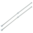 thumbnail image 1 of 2X Tringle de Douche Télescopique Tringle de Rideau de Douche Tringle Télescopique Tringle de Douche Blanche 30-50 cm, 1 of 5