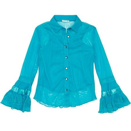 mary-kate and ashley brand - Girl's Tank & Bell-Sleeve Top