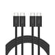 thumbnail image 1 of Cable USB C a USB C, paquete de 2 unidades de Belkin, 2 m, 240 W, para iPhone 16, 1 of 9