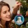 thumbnail image 2 of 1PCS Animal Christmas Ornament 2025 Cute Animal Tree Ornament 2D Acrylic Christmas Tree Ornaments Xmas Little Animal Hanging Ornaments for Home Xmas Decor, 2 of 5