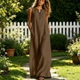 thumbnail image 6 of Women's Loose Casual Sleeveless Patchwork Long Dress Flowy Summer Midi, 6 of 8