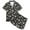 Y1-Black, variant on Girl Easter Pajamas 4t Button Down Lapel Short Sleeved Top Shorts Summer Sleepwear Sleepwear Easter Day Gift,Y1-Navy,150(10-11 Years)