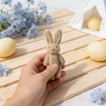 thumbnail image 5 of ZMYFlora Easter Plush Bunny With Jointed Limbs Stuffed Animal Toy For Birthday Cake Wedding Decoration Easter Basket Stuffers Party Favor Gift,Beige, 5 of 5