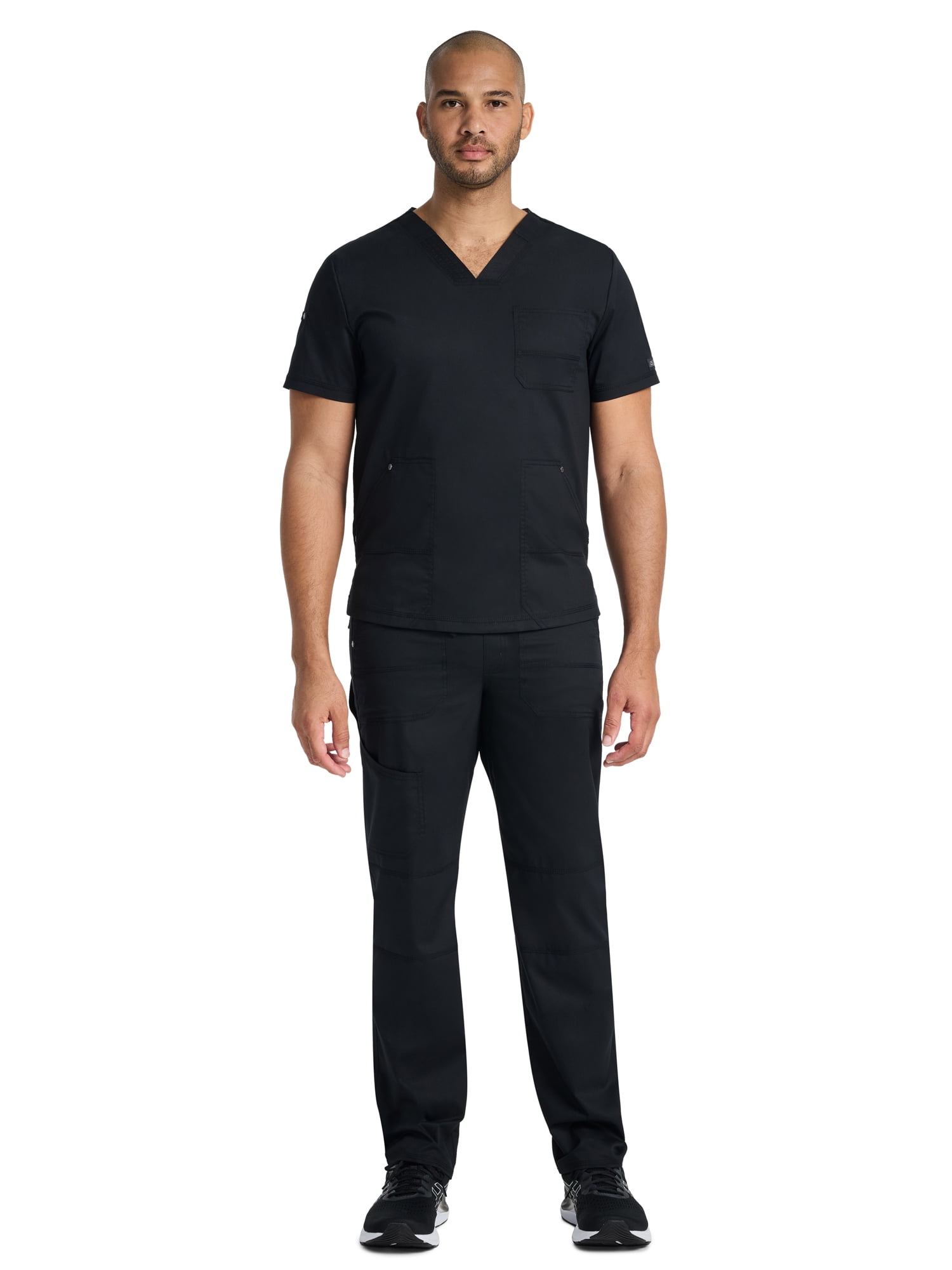 Genuine Dickies Men's Stretch V-Neck Scrub Top
