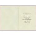 thumbnail image 2 of Designer Greetings Mazel Tov Inside Gold Foil Oval on Deep Red Pattern Congratulations Card, 2 of 2