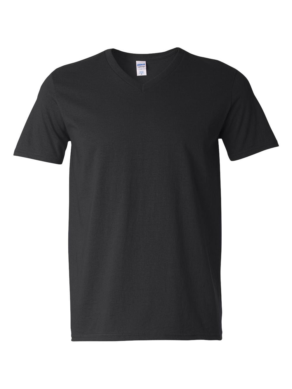 Gildan - Softstyle V-Neck T-Shirt - 64V00 - Heather Purple - Size: 2XL