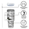thumbnail image 4 of Spooky Halloween Pattern Tumbler with Handle and Lid,40oz Double Wall Vacuum Insulated Tumbler,Cups Gift for Women and Men, 4 of 7