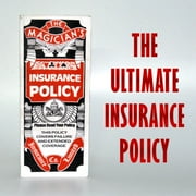 MilesMagic Magician's Insurance Policy Classical Stage Street Pocket Gimmick Real Cards Magic Trick
