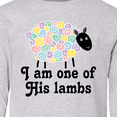 thumbnail image 4 of Inktastic Religious Lamb Christian Childs Long Sleeve Youth T-Shirt, 4 of 5