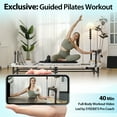 thumbnail image 5 of Syedee Foldable Pilates Reformer Machine, Balanced Body Exercise Equipmyent for Home Gym, with Jump Board, Pilates Box Ring, 220lbs Resistance, 5 of 14