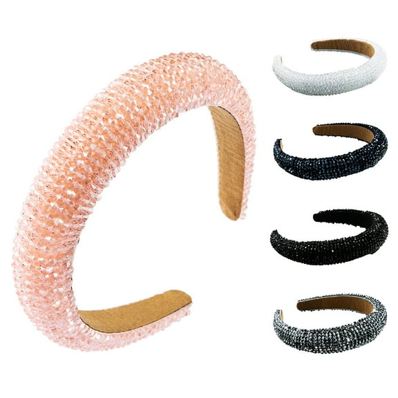SPRING PARK Women Rhinestone Headband Diamond Hair Hoop Full Crystal Headwear Headband