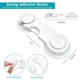 thumbnail image 2 of Child Safety Cabinet Locks, WeGuard Baby Proof Drawer Latches No Drill Child Proof Cabinet Latch Baby Safety Locks for Cabinet Drawer 8 Pack, 2 of 6