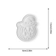 thumbnail image 3 of Chmadoxn Halloween Silicone Cake Mold, Pumpkin bats Skull Ghost Shape Silicone Mold for Chocolate Candy Gummy Jello ICE Crayon Melt Biscuits, Soap Molds Silicone Baking Mold Making Kit for Kids, 3 of 5
