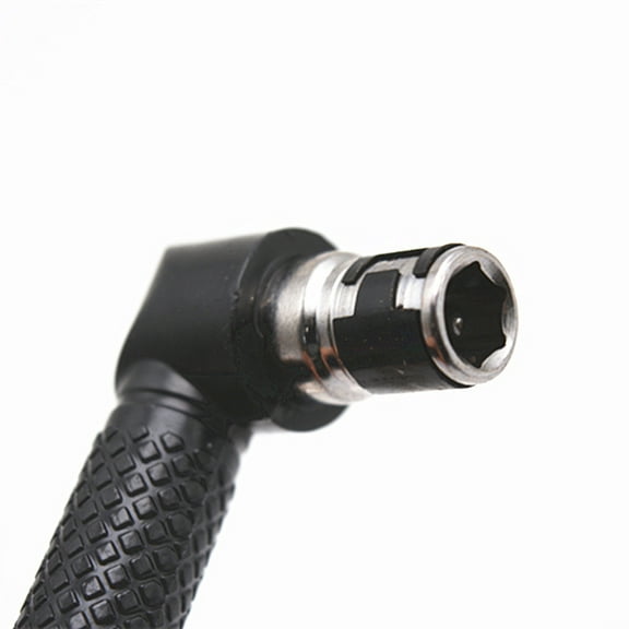 ULTNICE Double-headed L-shaped Socket Wrench Extension Handle Screwdriver 1/4'' 90 Degree Right Angle Screwdriver Adapter