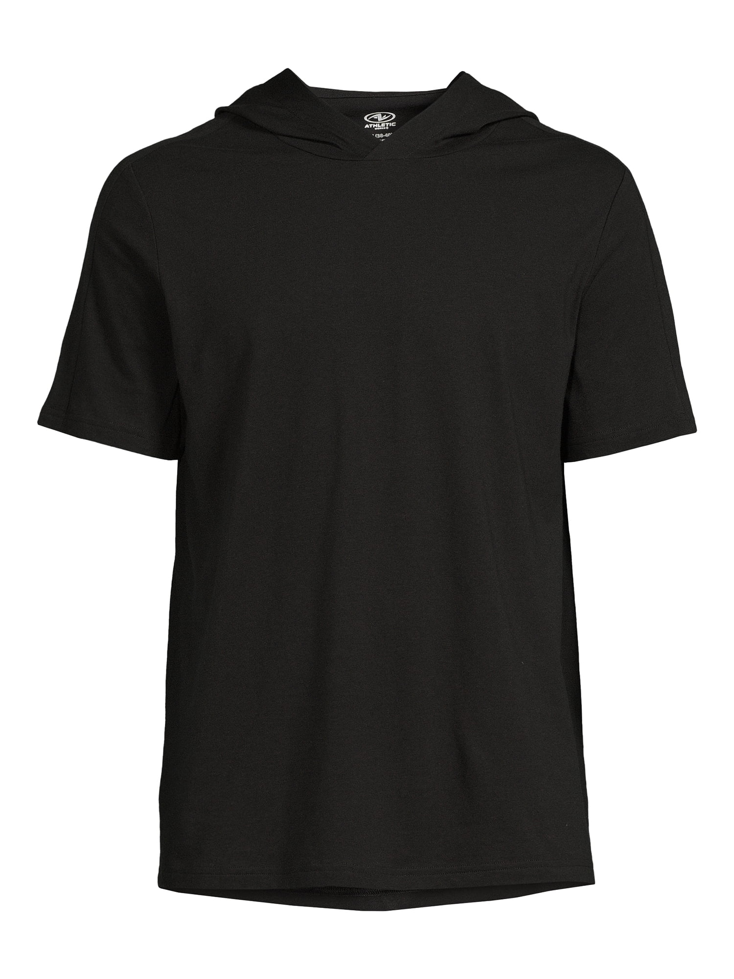 Athletic Works Men's and Big Men's Active Hoodie with Short Sleeves, up to Size 5XL