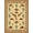 Tan Turquoise Brown, Pattern 6, variant on ODIKA 4'x6' Cowboy Cow Southwestern Longhorn Hat Emblems Interlocking Unicorn Washable Area Rug None Pet Friendly, Non-Shedding for Bedroom, Reading Nook
